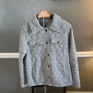 Sportelle Quilted Gray Puffer Jacket